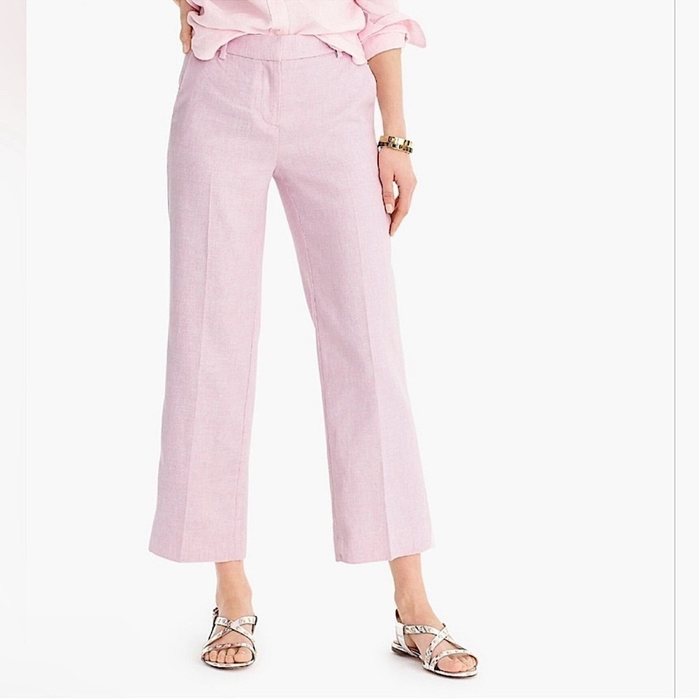 J. Crew High-rise Peyton wide-leg pant in stretch, sz 00